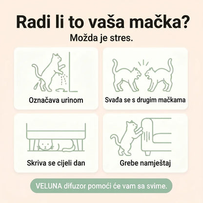 Veluna Difuzor s Feromonima za Mačke