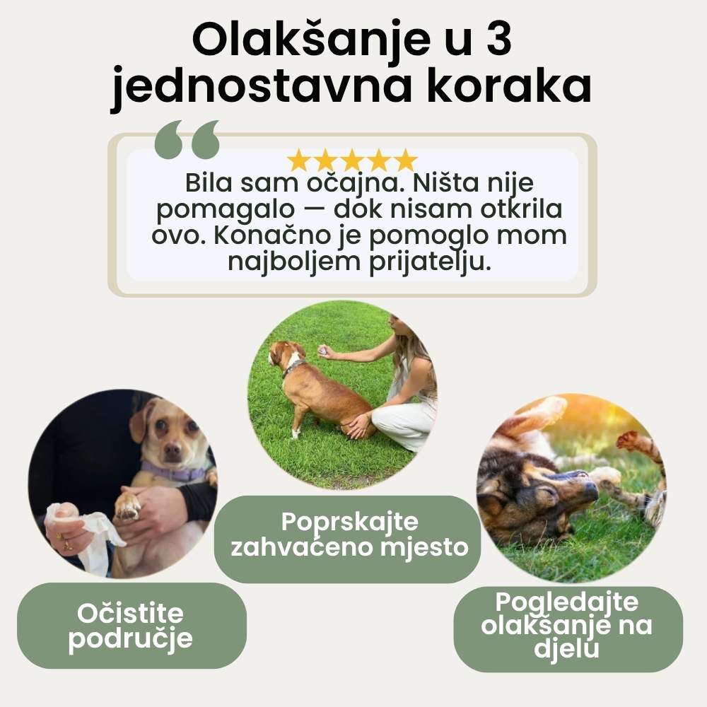 Veluna Veterinarski odobreni sprej za kožu pasa