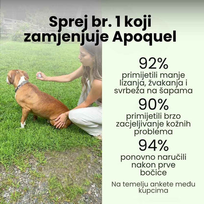 Veluna Veterinarski odobreni sprej za kožu pasa