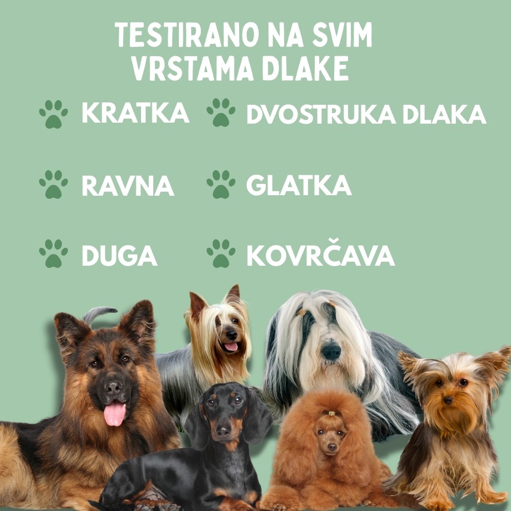 Veluna Steam Brush za Pse