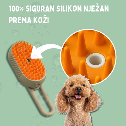 Veluna Steam Brush za Pse