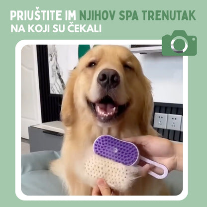 Veluna Steam Brush za Pse