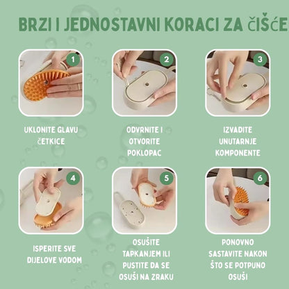 Veluna Steam Brush za mačke