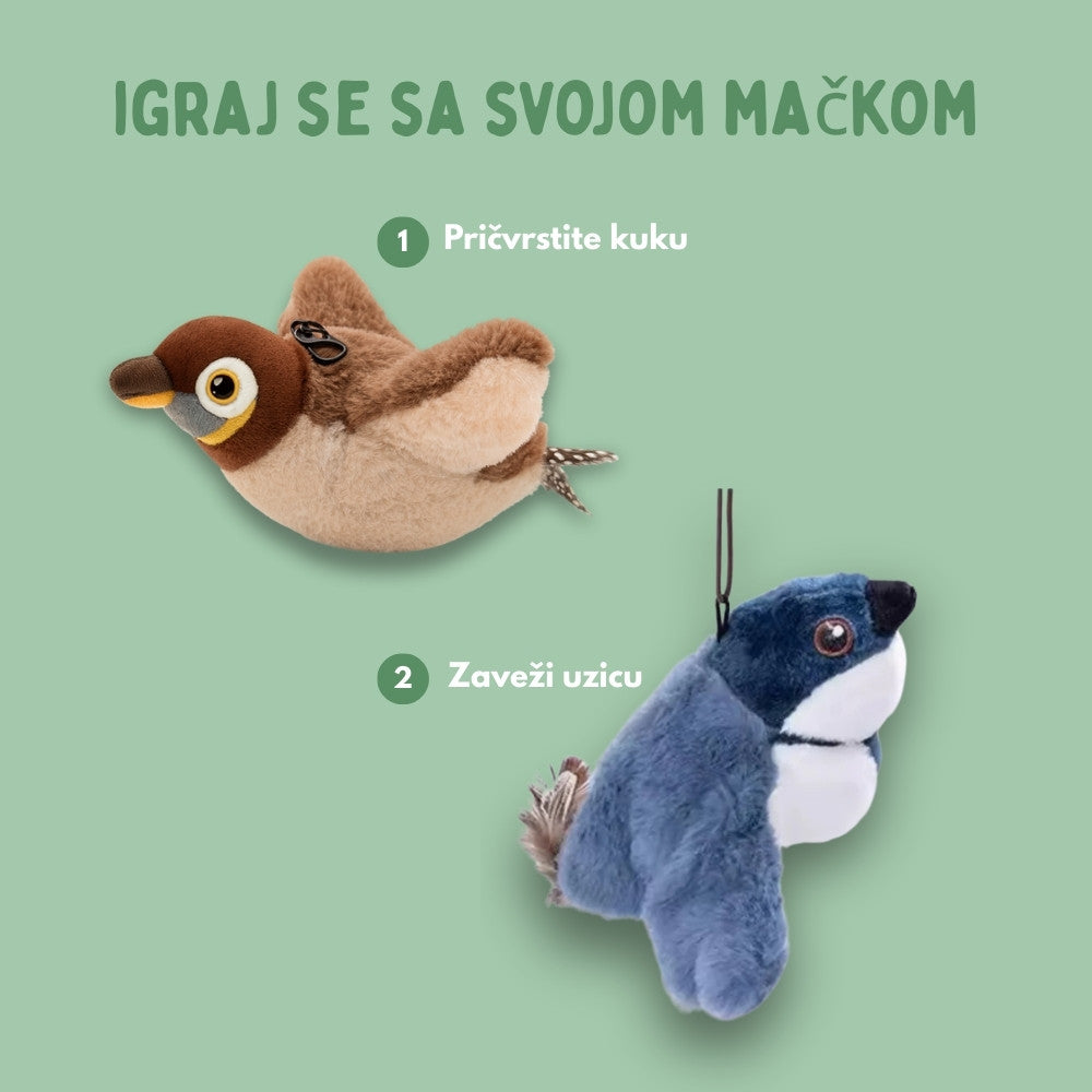 Interaktivna igračka ptica za mačke