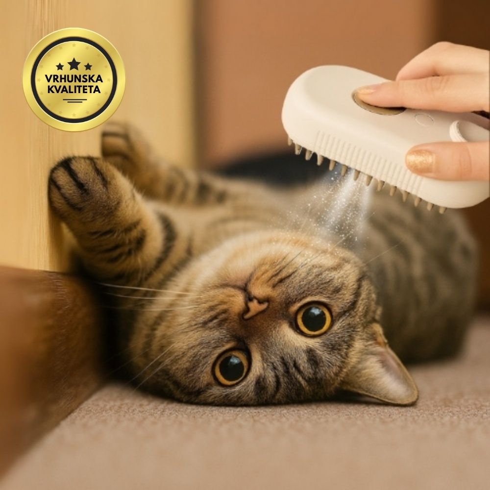 Veluna Steam Brush za mačke